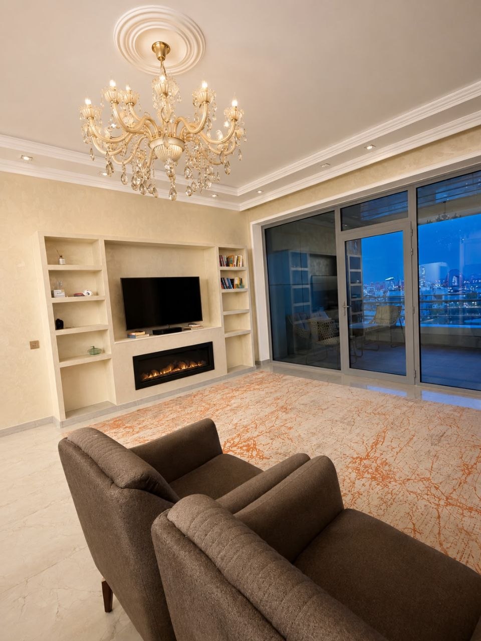 Сдается 2-комнатная квартира в элитном ЖК Gümüş Residence, м. Ичеришехер